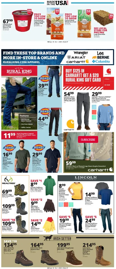 Weekly ad Rural King Sales from September 18 to October 1 2025 - Page 7