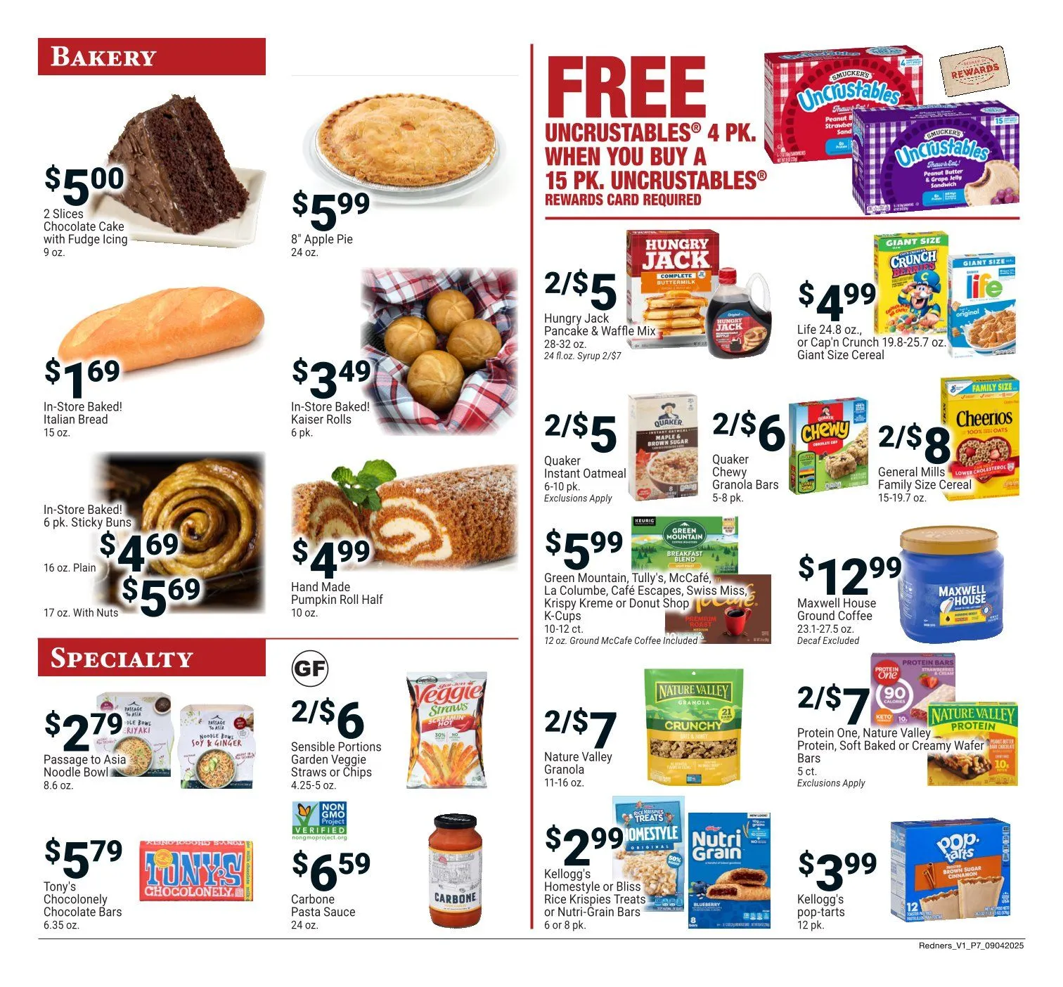 Weekly ad Redner's Market Sales from September 4 to September 9 2025 - Page 7