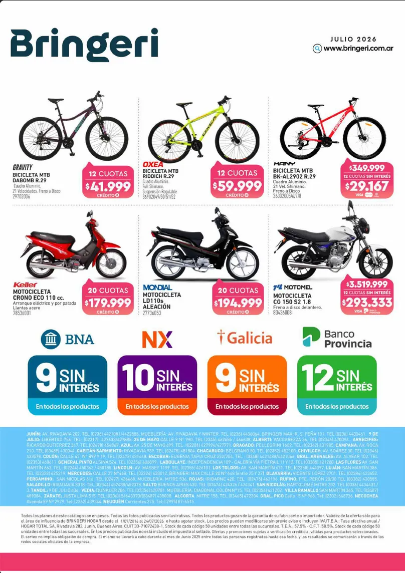Ofertas de Ofertas Bringeri  1 de julio al 31 de julio 2026 - Página 7 del catálogo