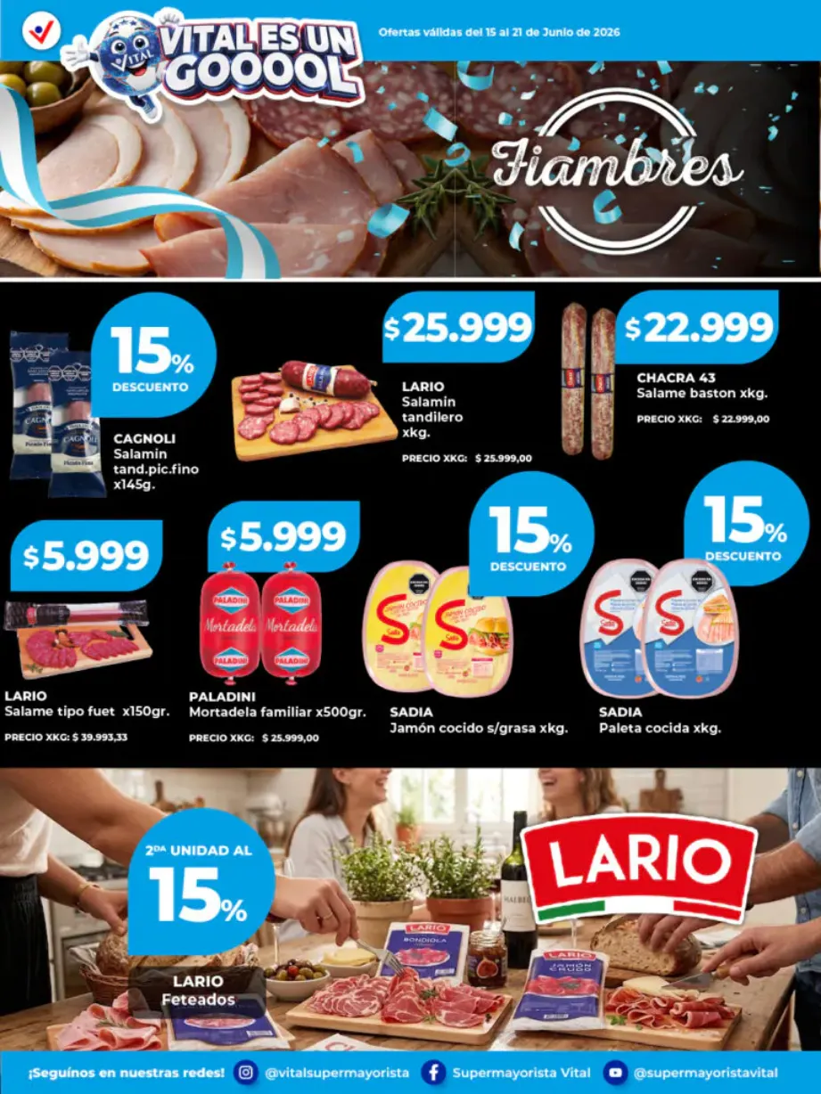 Ofertas de Vital Ofertas 15 de junio al 21 de junio 2026 - Página 7 del catálogo