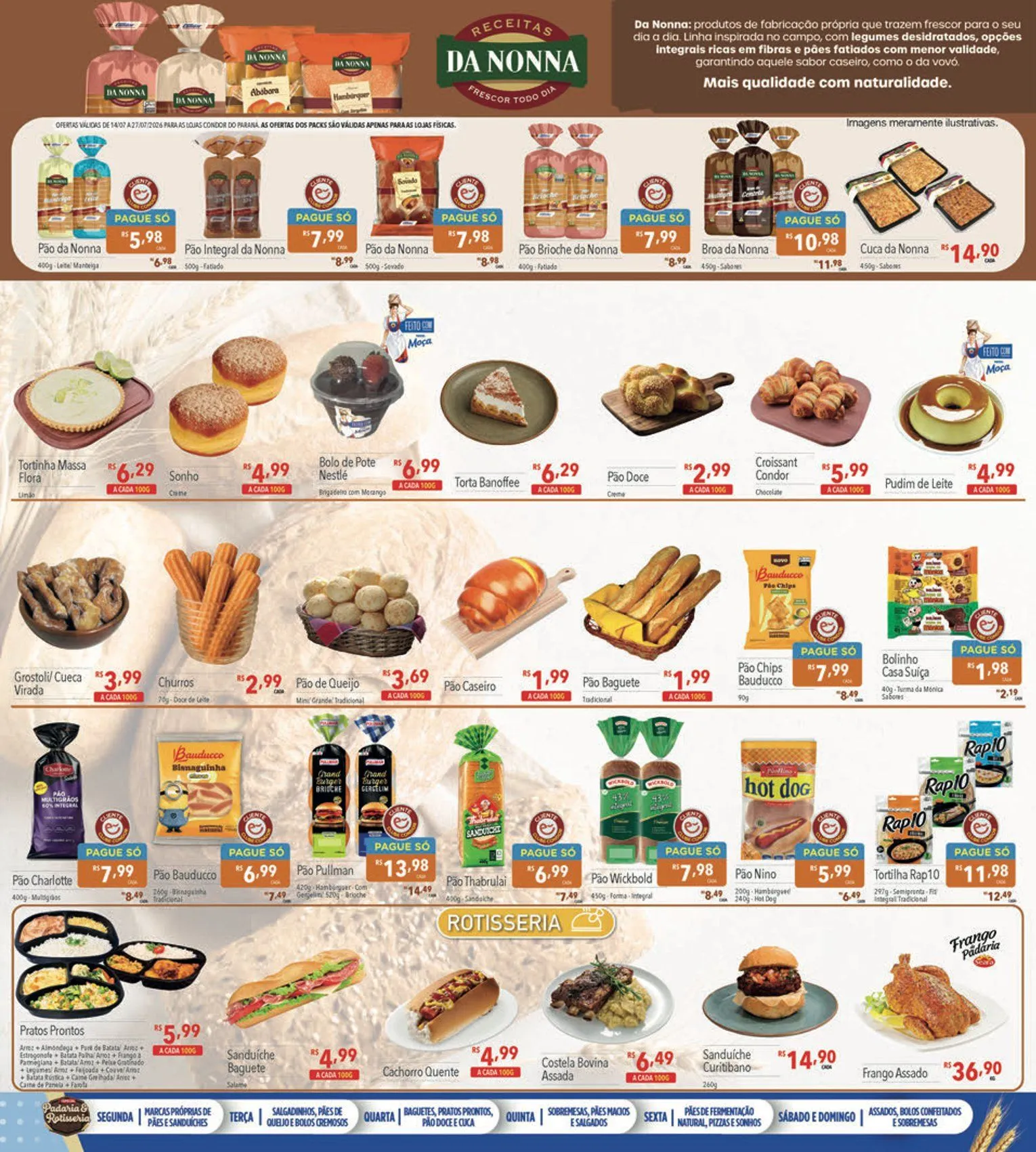 Encarte de Folhetos Supermercados Condor 14 de julho até 27 de julho 2026 - Pagina 7