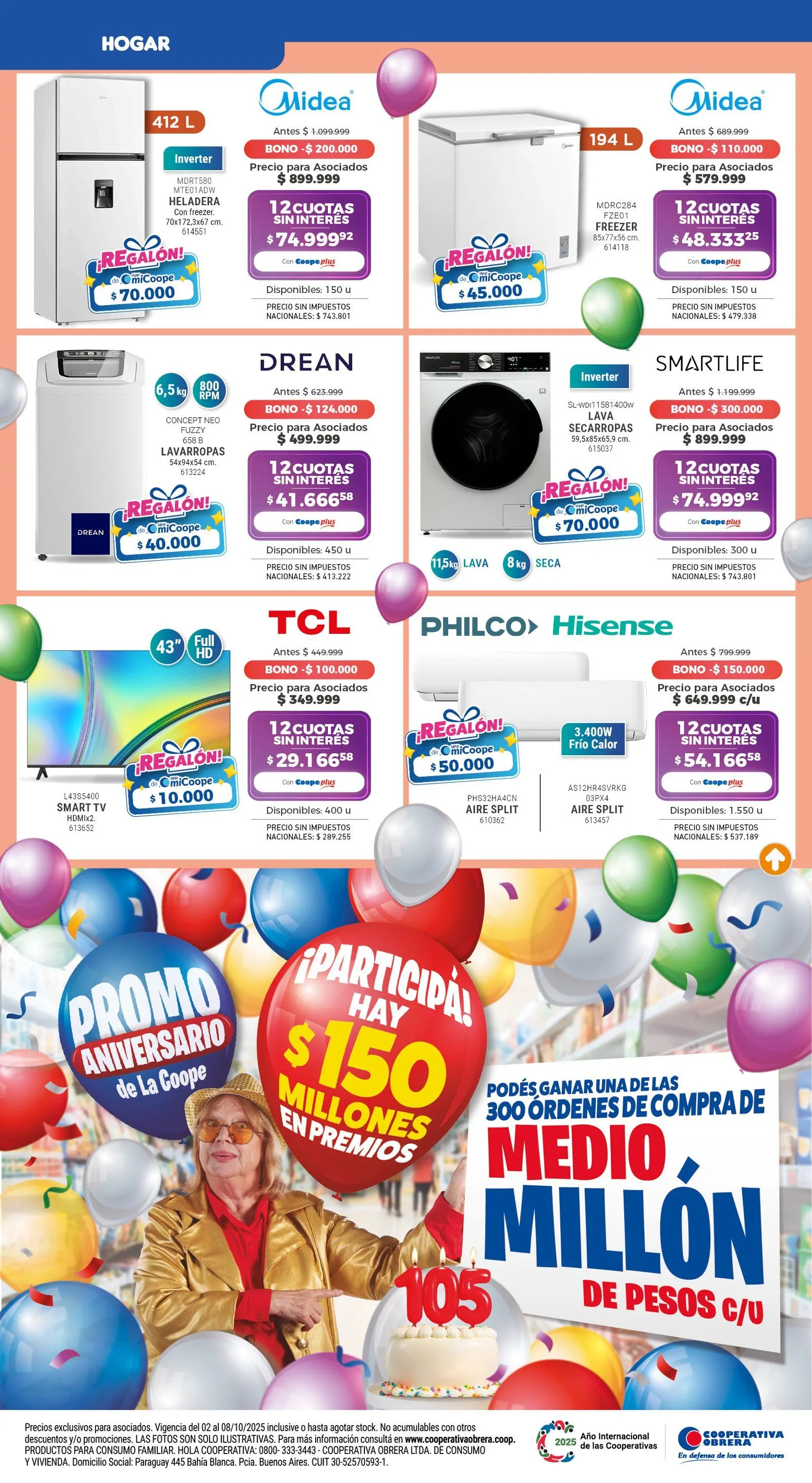 Ofertas de Cooperativa Obrera Ofertas 2 de octubre al 8 de octubre 2025 - Página 7 del catálogo