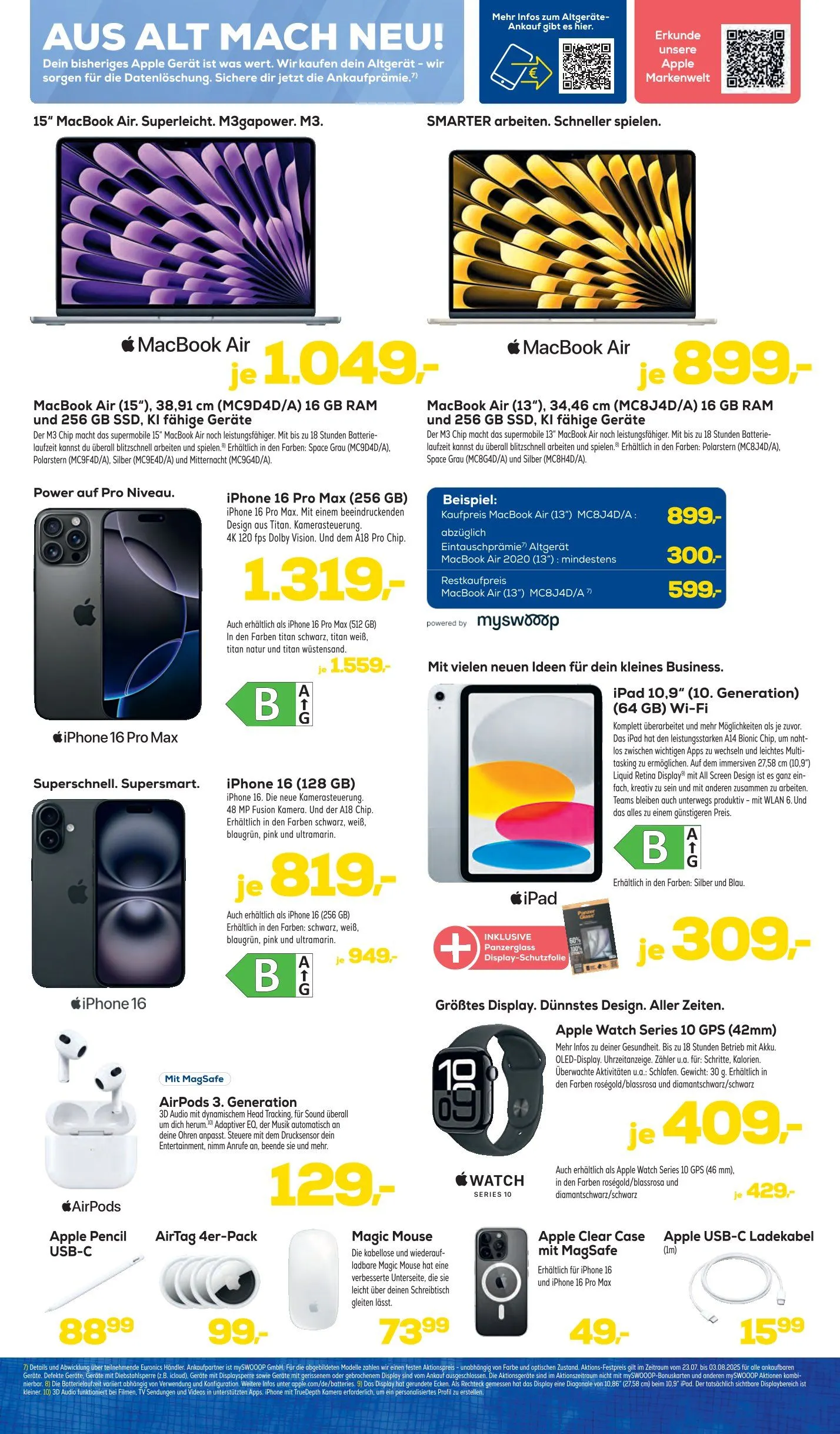 Euronics XXL Angebote von 24. Juli bis 31. August 2025 - Prospekt seite 7