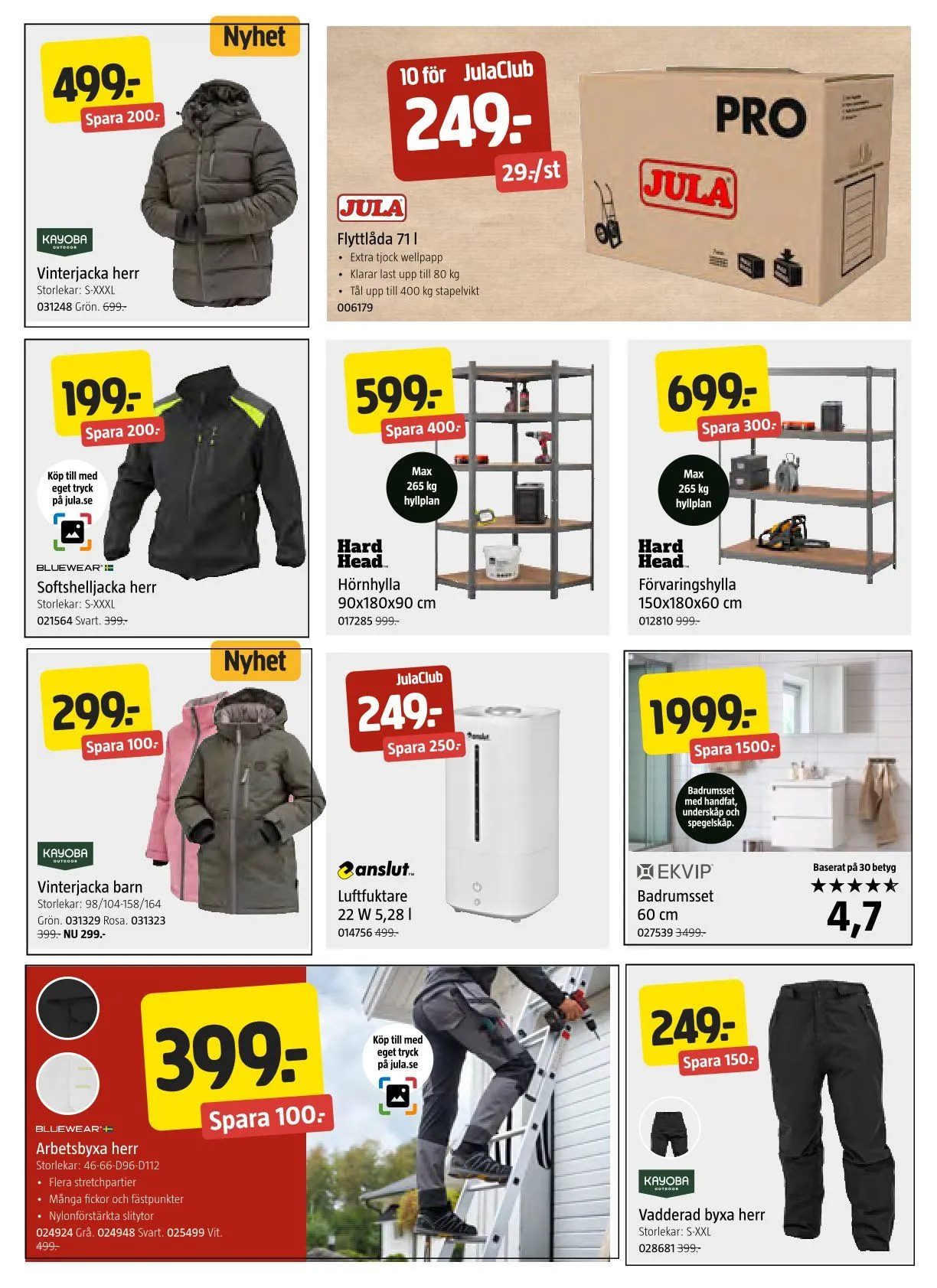 Jula Erbjudanden från 30 oktober till 12 november 2025 - Reklamblad sidor 7
