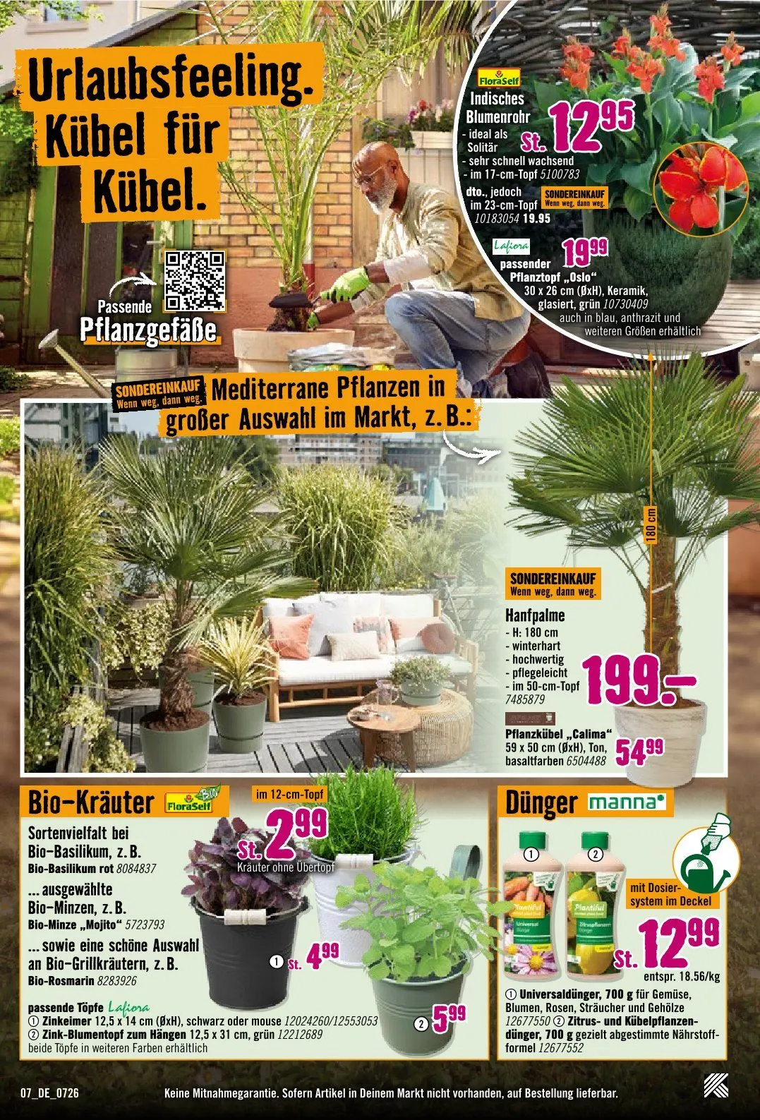 Hornbach Prospekte von 1. Juli bis 31. Juli 2026 - Prospekt seite 7