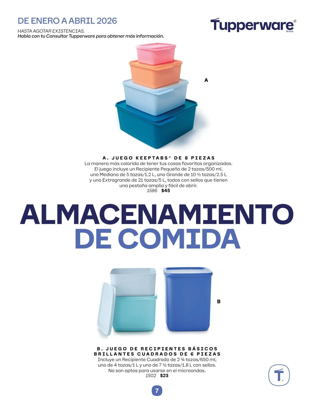 Tupperware Catalogue du 1 avril au 30 avril 2026 - Catalogue page 7