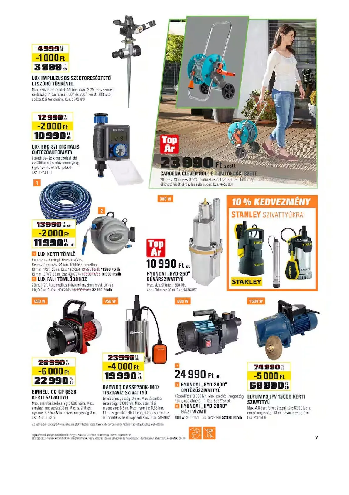 Katalógus OBI legfrissebb ajánlatai július 1.-tól július 31.-ig 2025. - Oldal 7