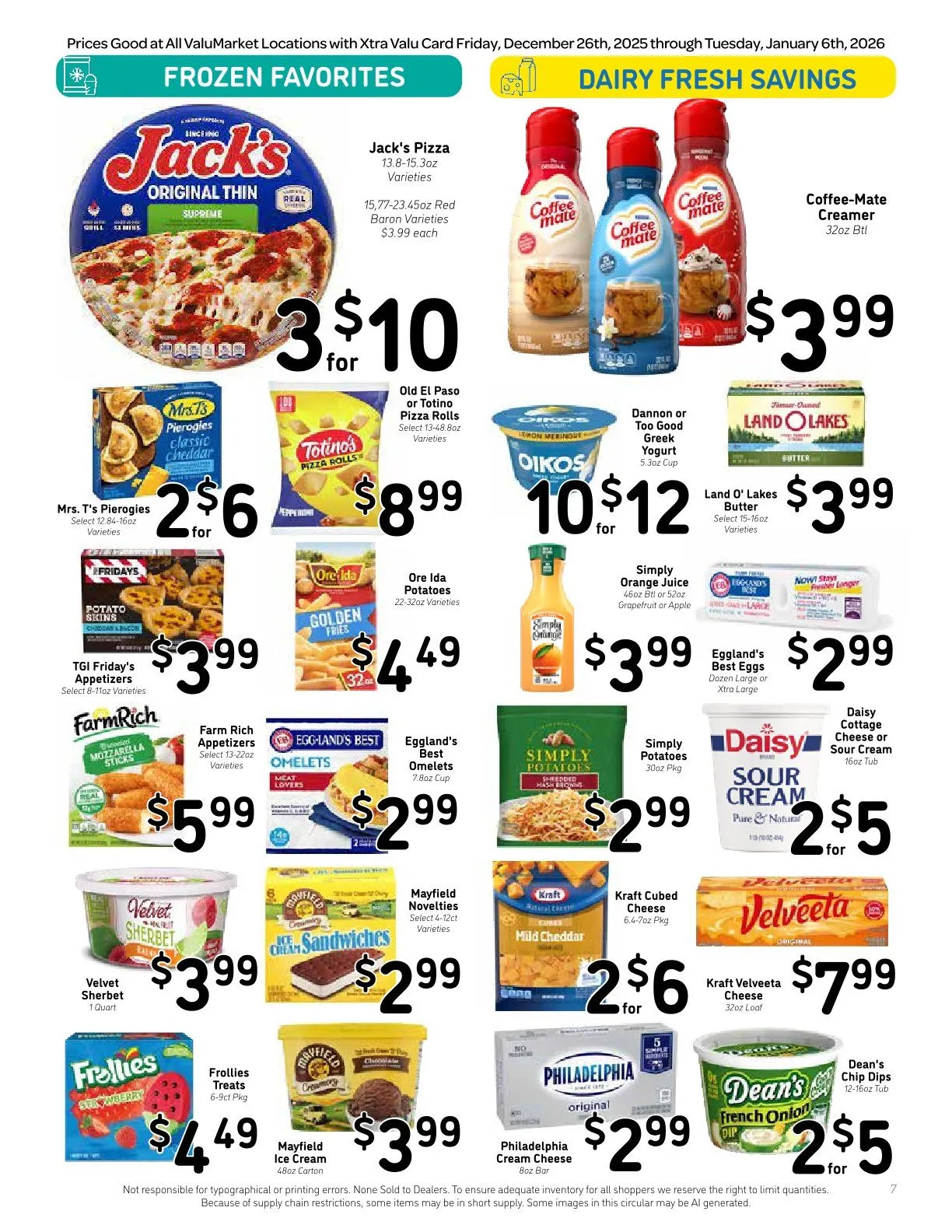 Weekly ad ValuMarket Sales from December 26 to January 6 2026 - Page 7