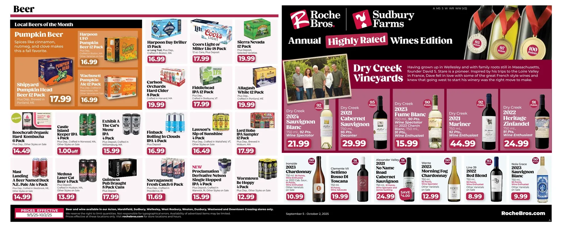 Weekly ad Roche Bros. Sales from September 5 to September 11 2025 - Page 7