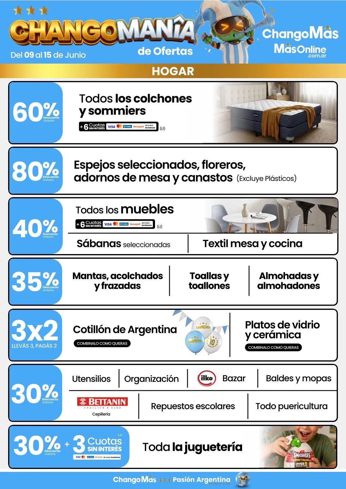 Ofertas de Changomas Ofertas 9 de junio al 15 de junio 2026 - Página 7 del catálogo