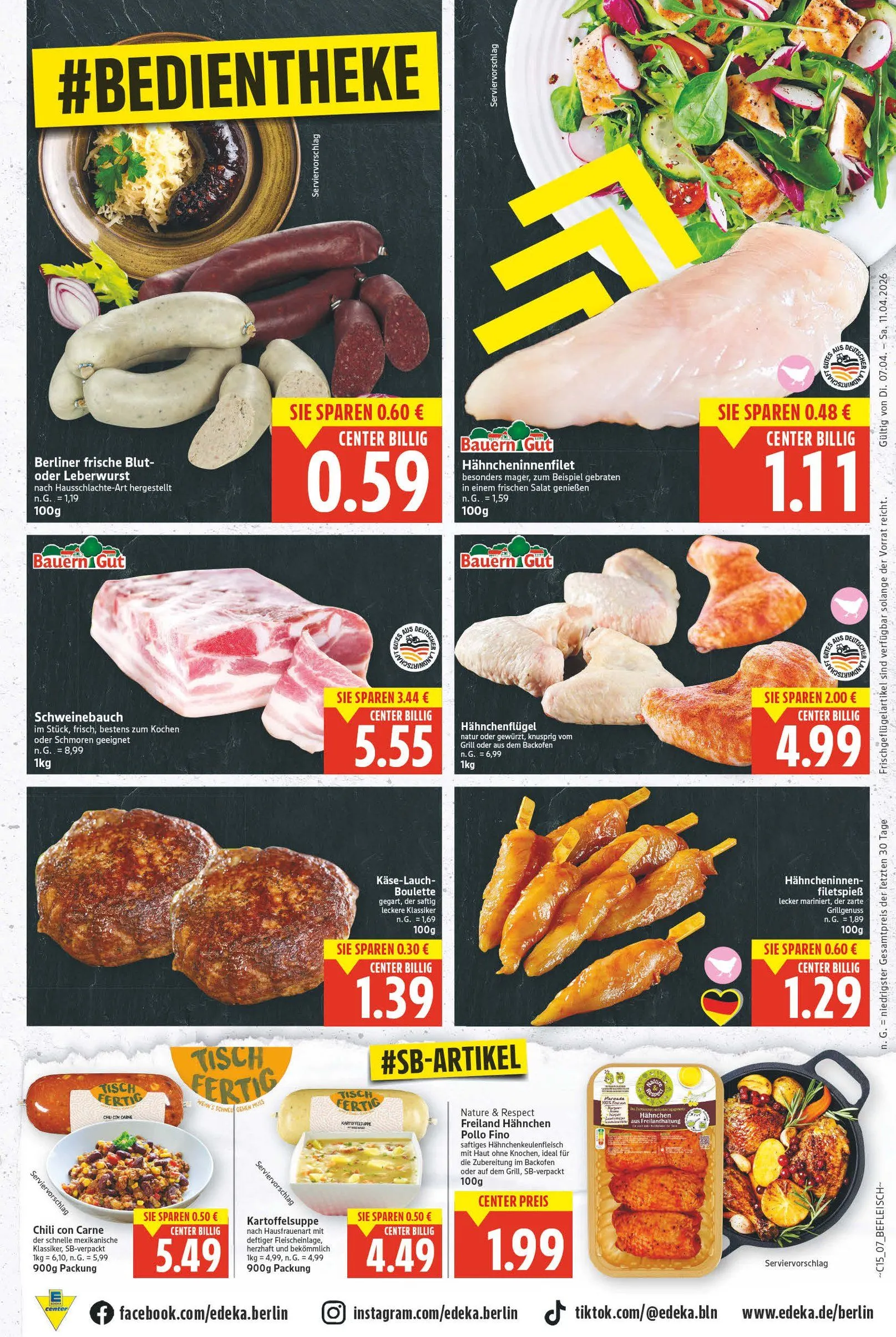 Edeka Angebote von 7. April bis 10. April 2026 - Prospekt seite 7
