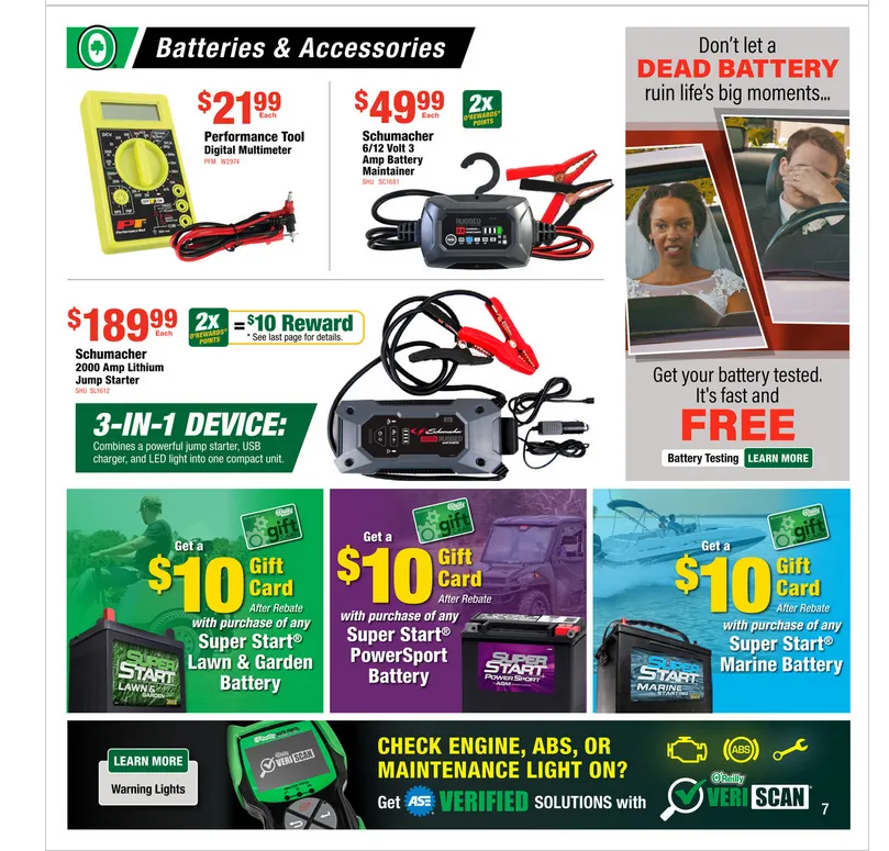 Weekly ad  O'Reilly Auto Parts Sales from April 29 to May 26 2026 - Page 7