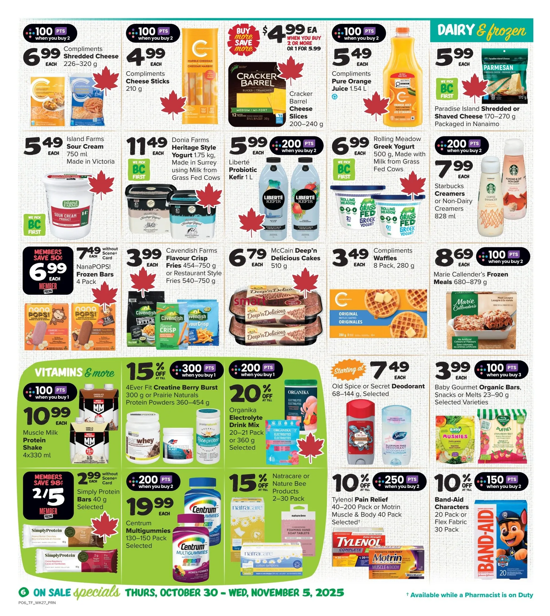 Thrifty Foods Sales from October 30 to November 5 2025 - flyer page 7