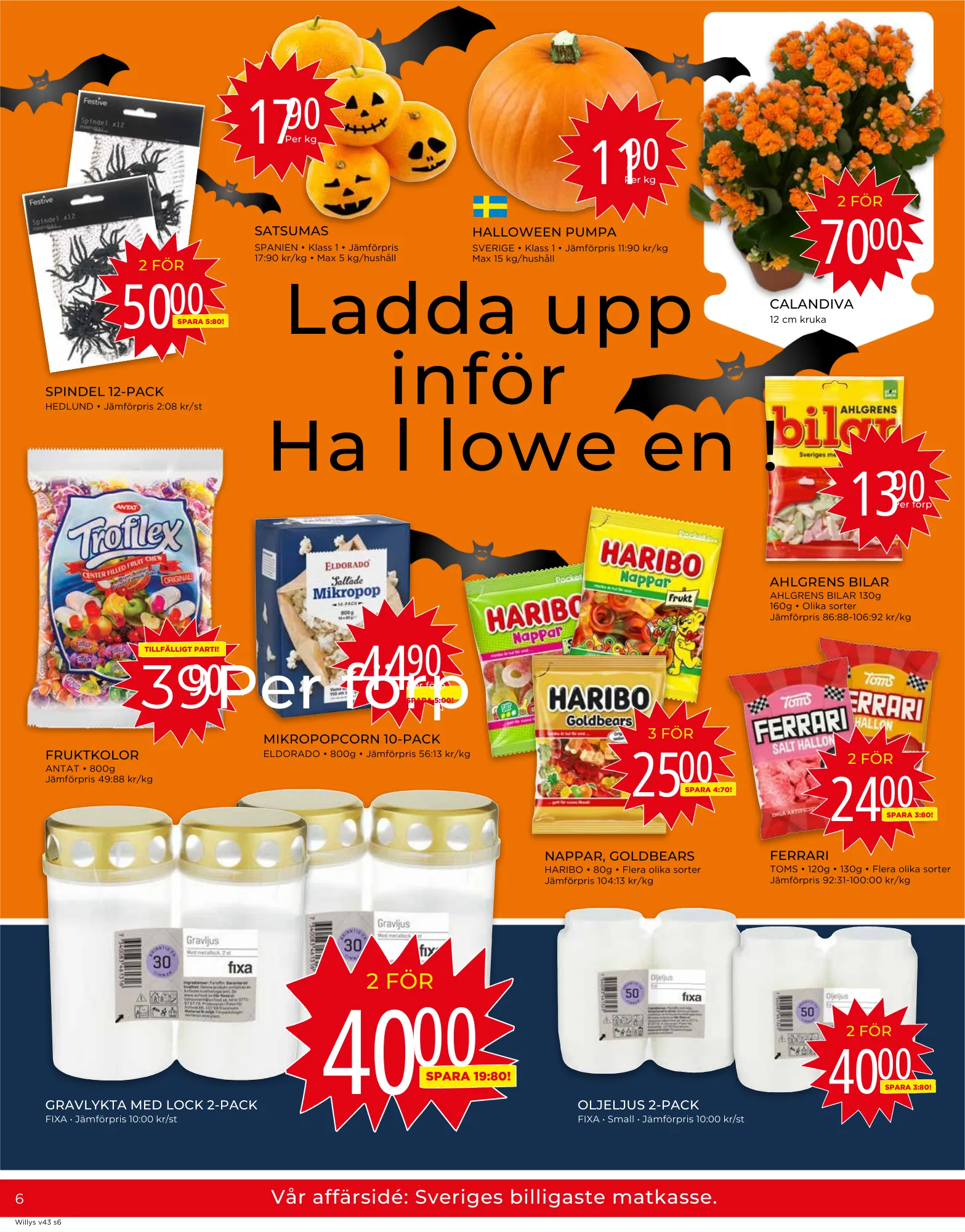 Willyss specialerbjudanden från 21 oktober till 27 oktober 2024 - Reklamblad sidor 6