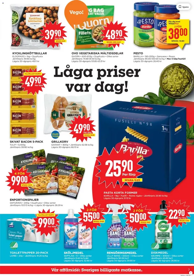  Willys Erbjudanden från 8 juni till 14 juni 2026 - Reklamblad sidor 7
