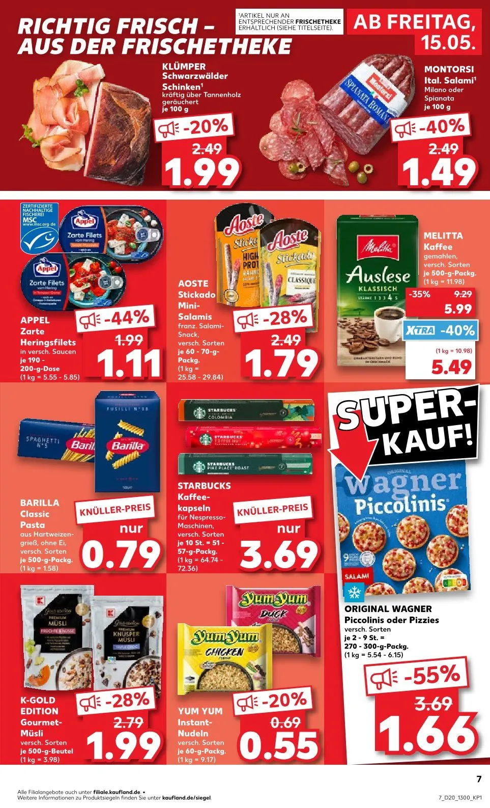  Kaufland Prospekte  von 15. Mai bis 20. Mai 2026 - Prospekt seite 7