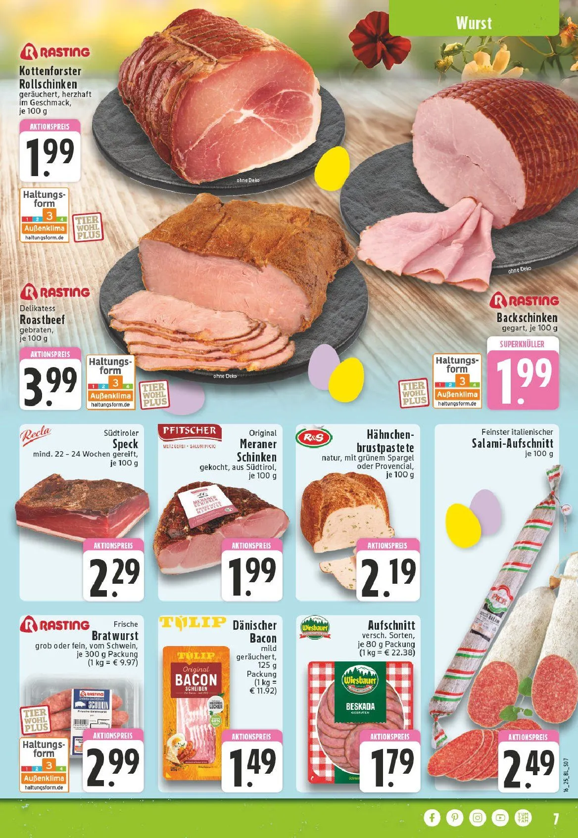 Edeka Angebote von 14. April bis 19. April 2025 - Prospekt seite 7
