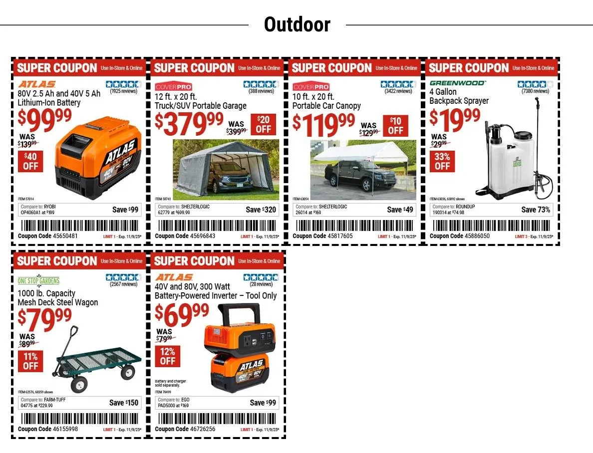 Weekly ad Harbor Freight Sales from October 28 to November 9 2025 - Page 7
