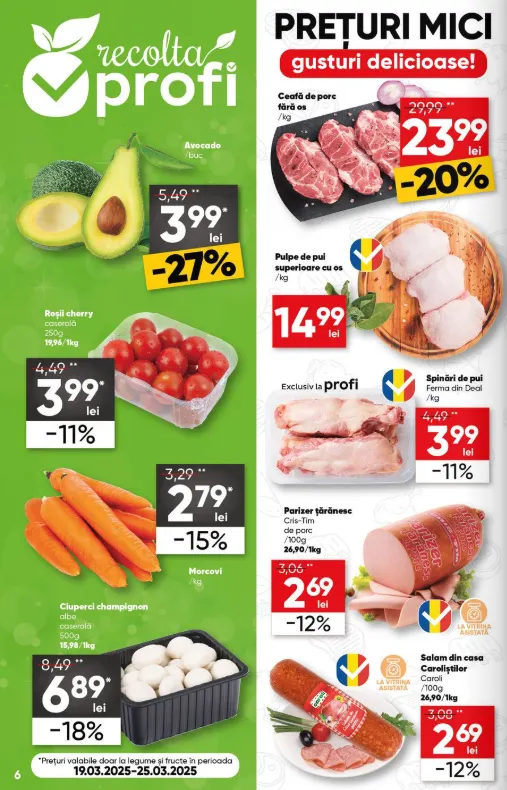 Catalog Oferte de neratat Profi de la 19 martie până la 4 aprilie 2025 - Revista Pagina 6