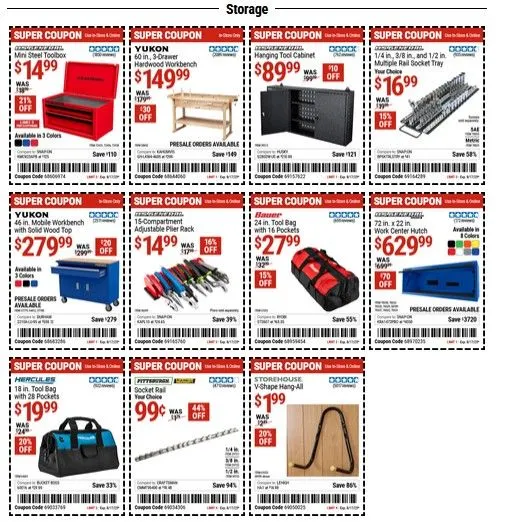 Weekly ad Harbor Freigh Sales from July 28 to August 17 2025 - Page 6