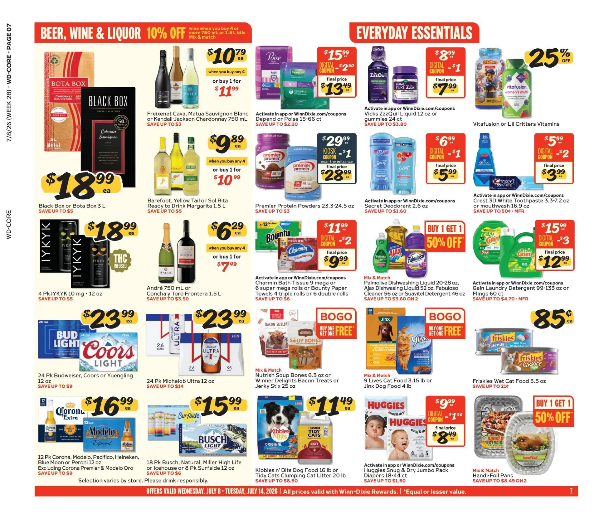 Weekly ad Winn Dixie  Sales from July 8 to July 14 2026 - Page 7