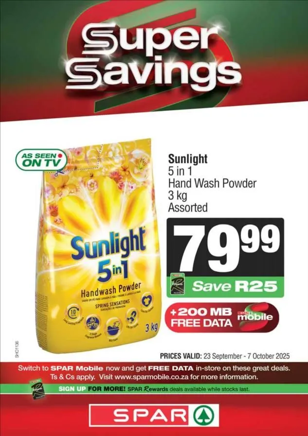 SPAR  Sales from 23 September to 7 October 2025 - Catalogue Page 6