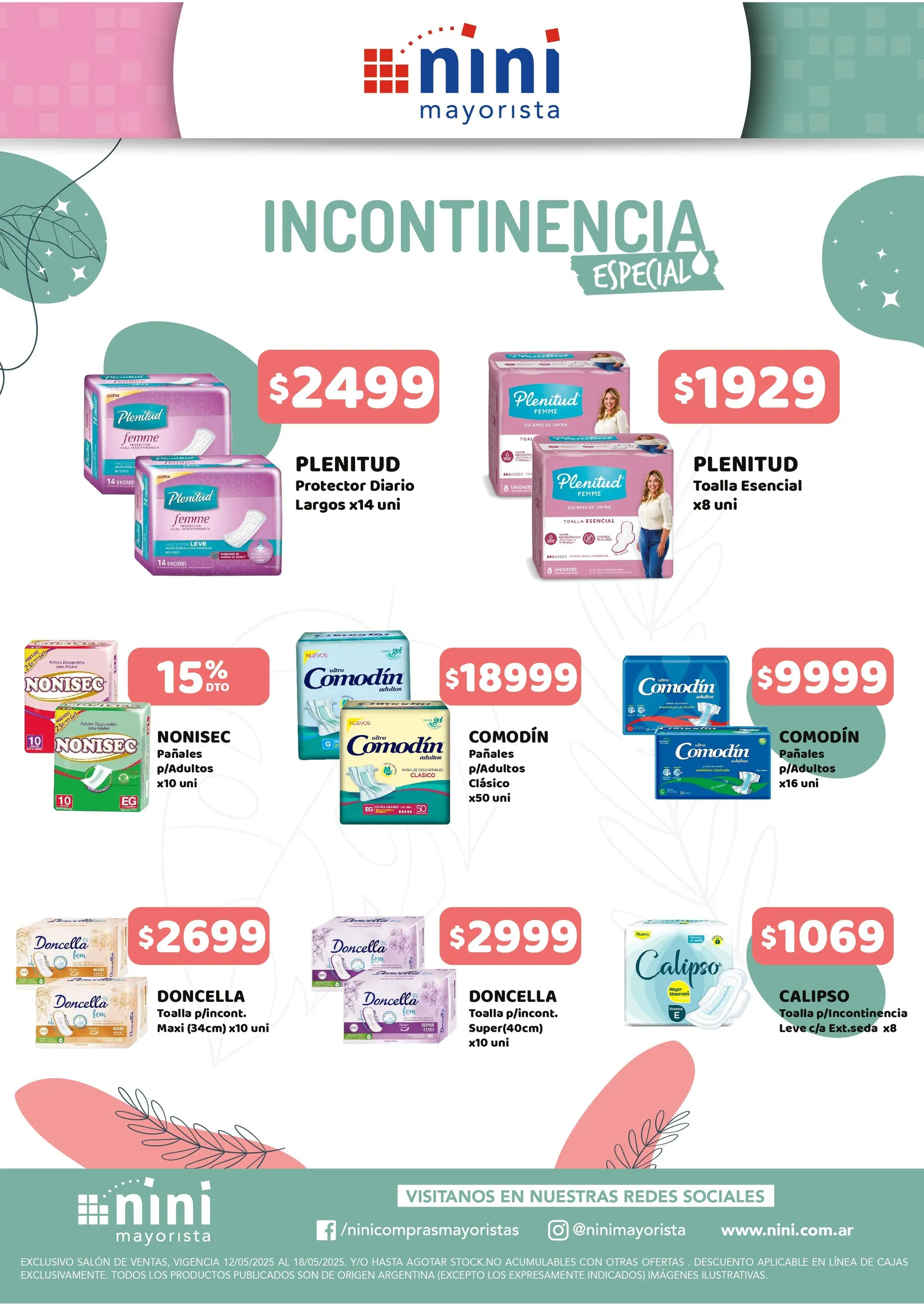 Ofertas de Nini Mayorista Ofertas 12 de mayo al 18 de mayo 2025 - Página 7 del catálogo