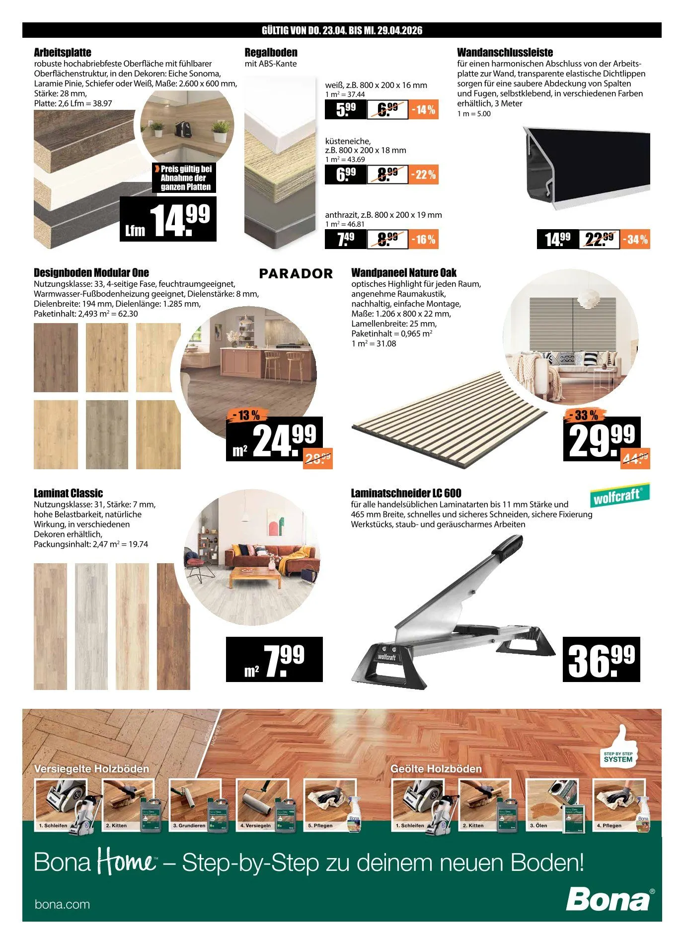  V-Baumarkt Prospekte von 23. April bis 29. April 2026 - Prospekt seite 7
