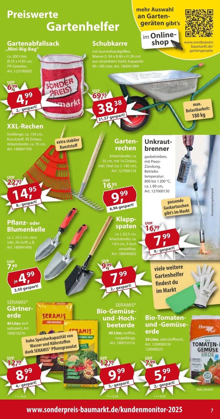 Sonderpreis-Baumarkt Angebote von 18. April bis 24. April 2026 - Prospekt seite 7