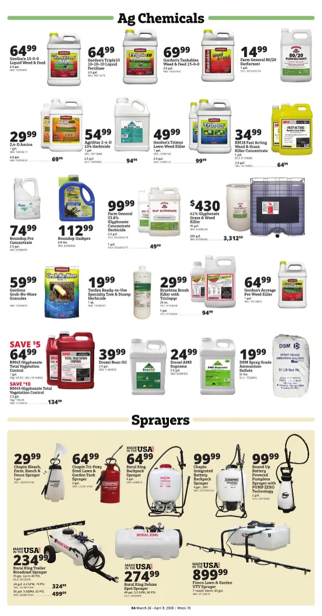 Weekly ad Rural King Sales from March 26 to April 8 2026 - Page 7