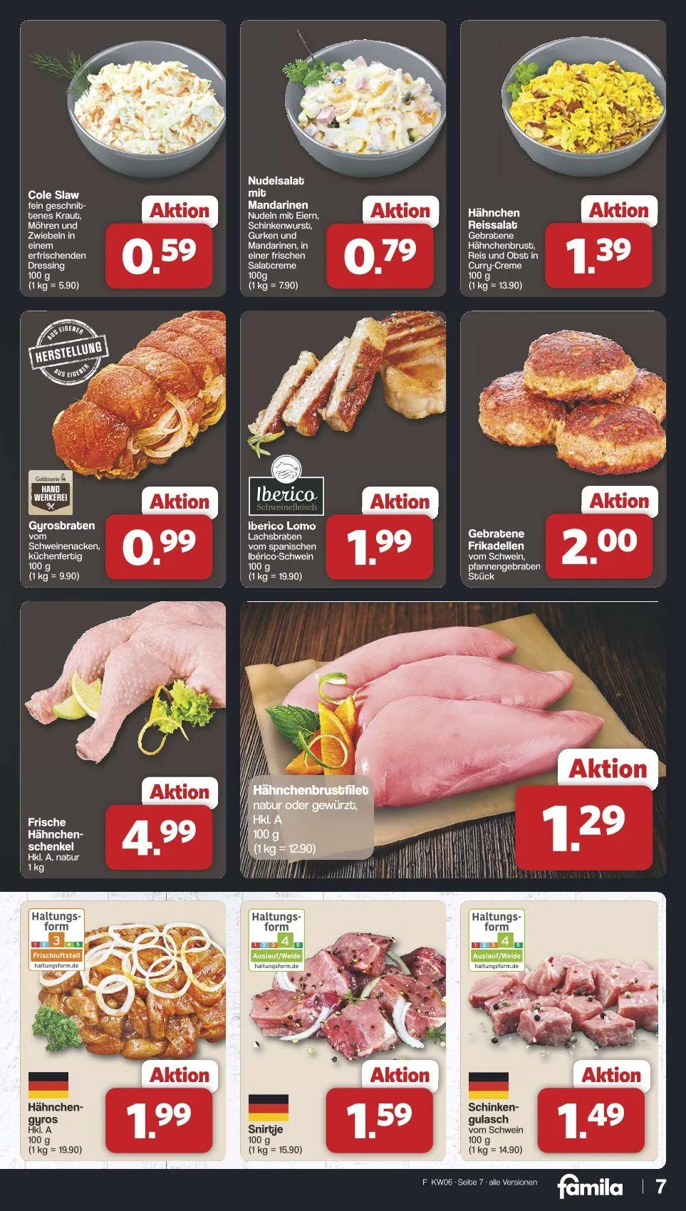  Famila Prospekte  von 2. Februar bis 7. Februar 2026 - Prospekt seite 7