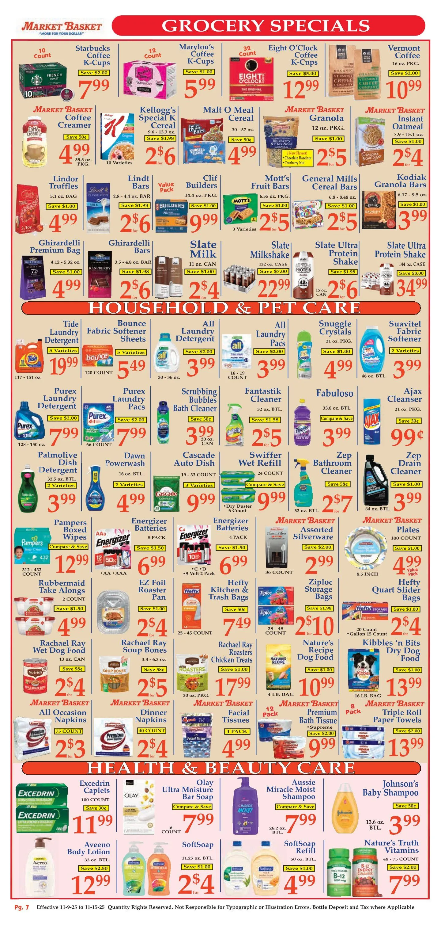 Weekly ad Market Basket  Sales from November 9 to November 15 2025 - Page 7