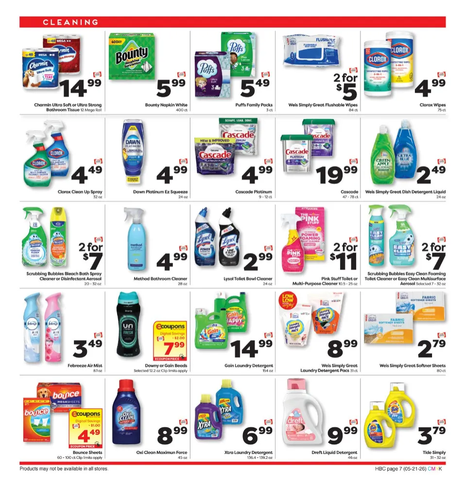 Weekly promotion Weis Sales spanning from May 21 to June 17 2026 - Page 7 for Catalogue 365