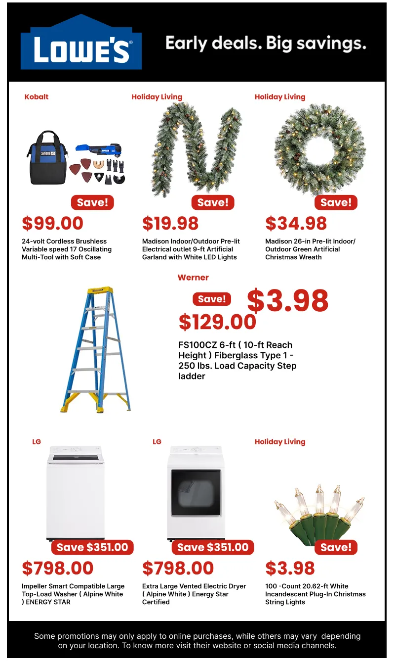 Weekly ad Early Black Friday from October 30 to November 17 2025 - Page 6