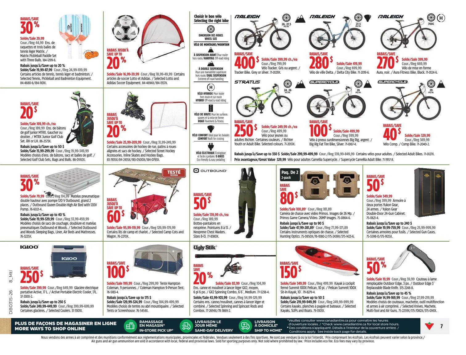 Canadian Tire Sales from April 9 to April 15 2026 - flyer page 7