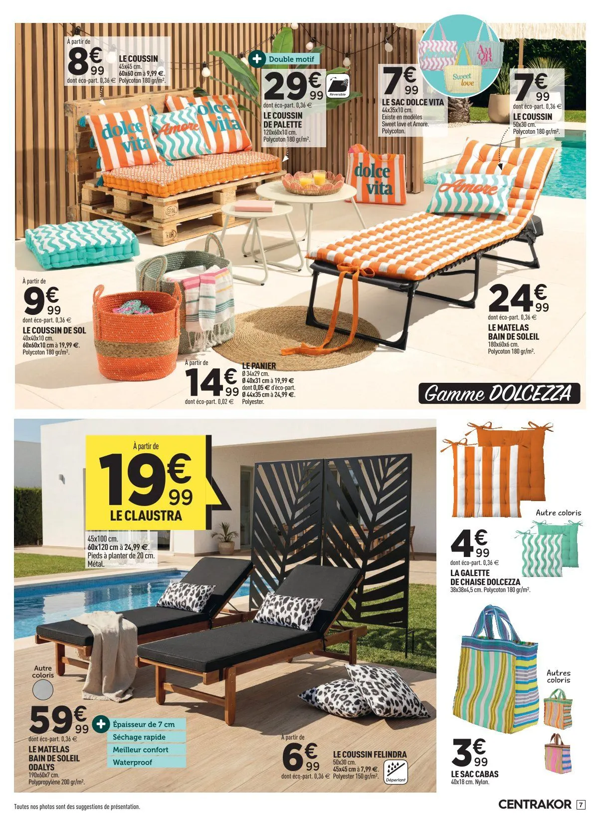 ARRIVÉE DES BEAUX JOURS du 11 mai au 24 mai 2026 - Catalogue page 7