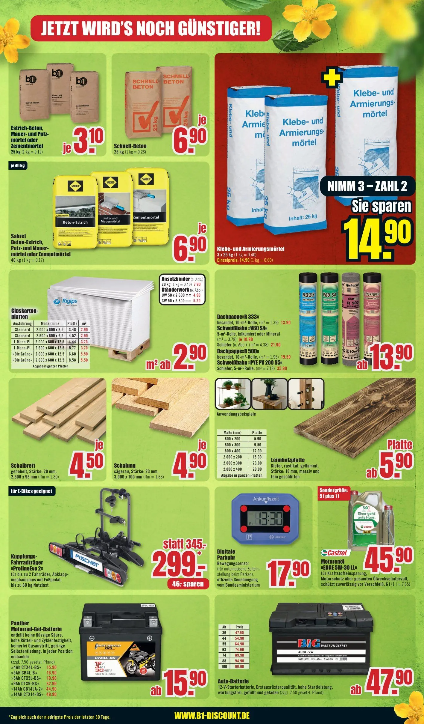 B1 Discount Baumarkt Prospekt von 29. März bis 4. April 2025 - Prospekt seite 7