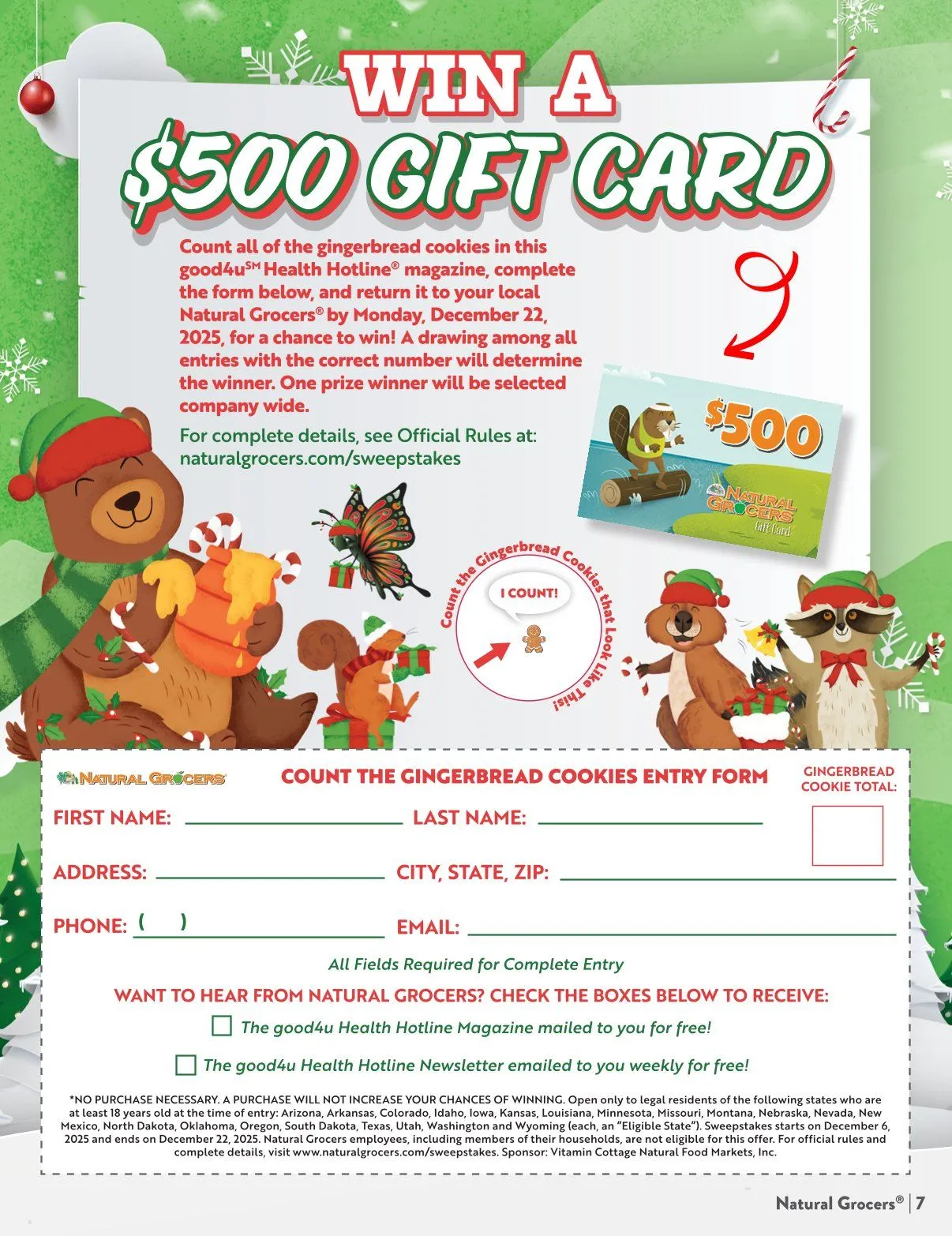 Weekly ad Natural Grocers Sales from December 6 to December 12 2025 - Page 7