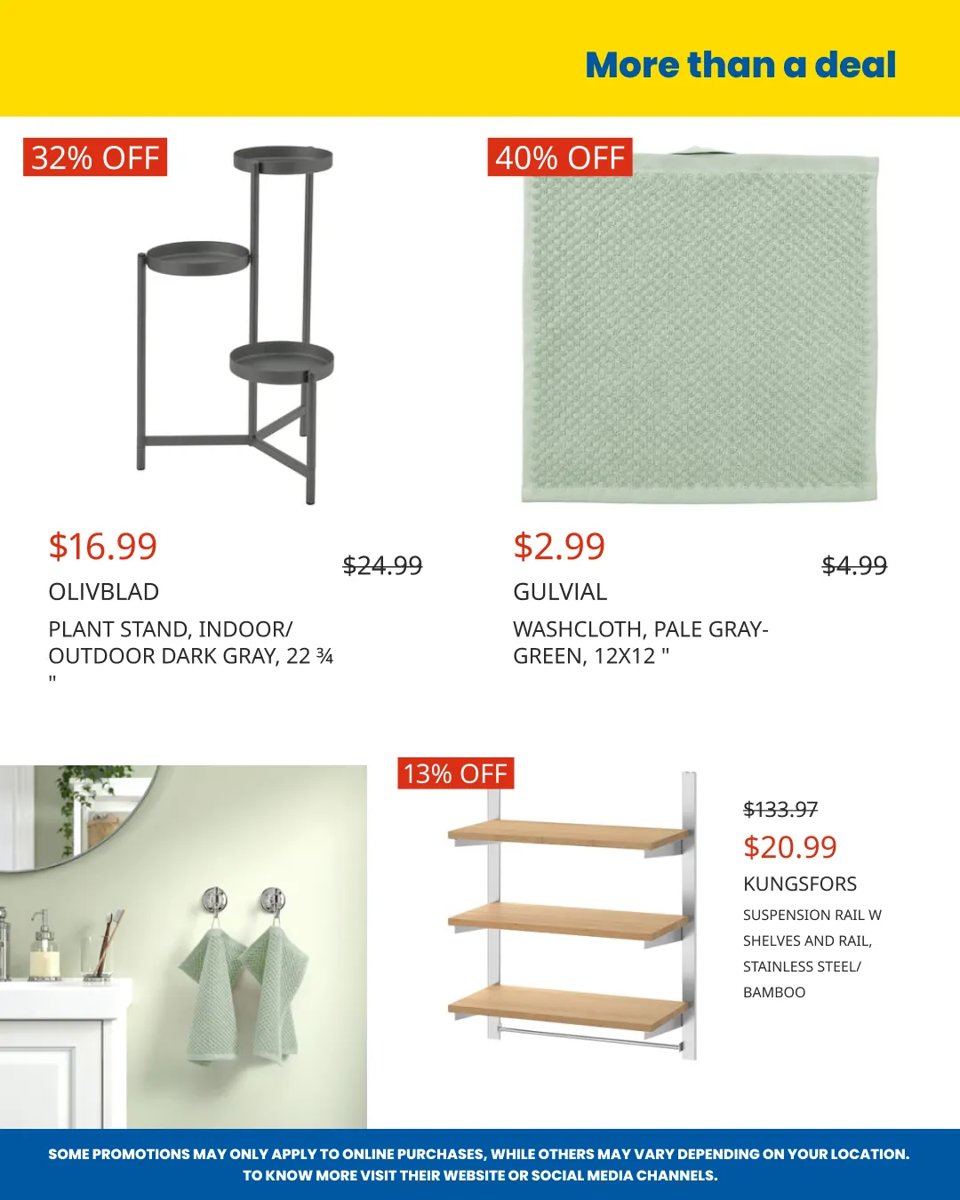 Weekly promotion IKEA Sales spanning from April 1 to April 20 2026 - Page 7 for Catalogue 365