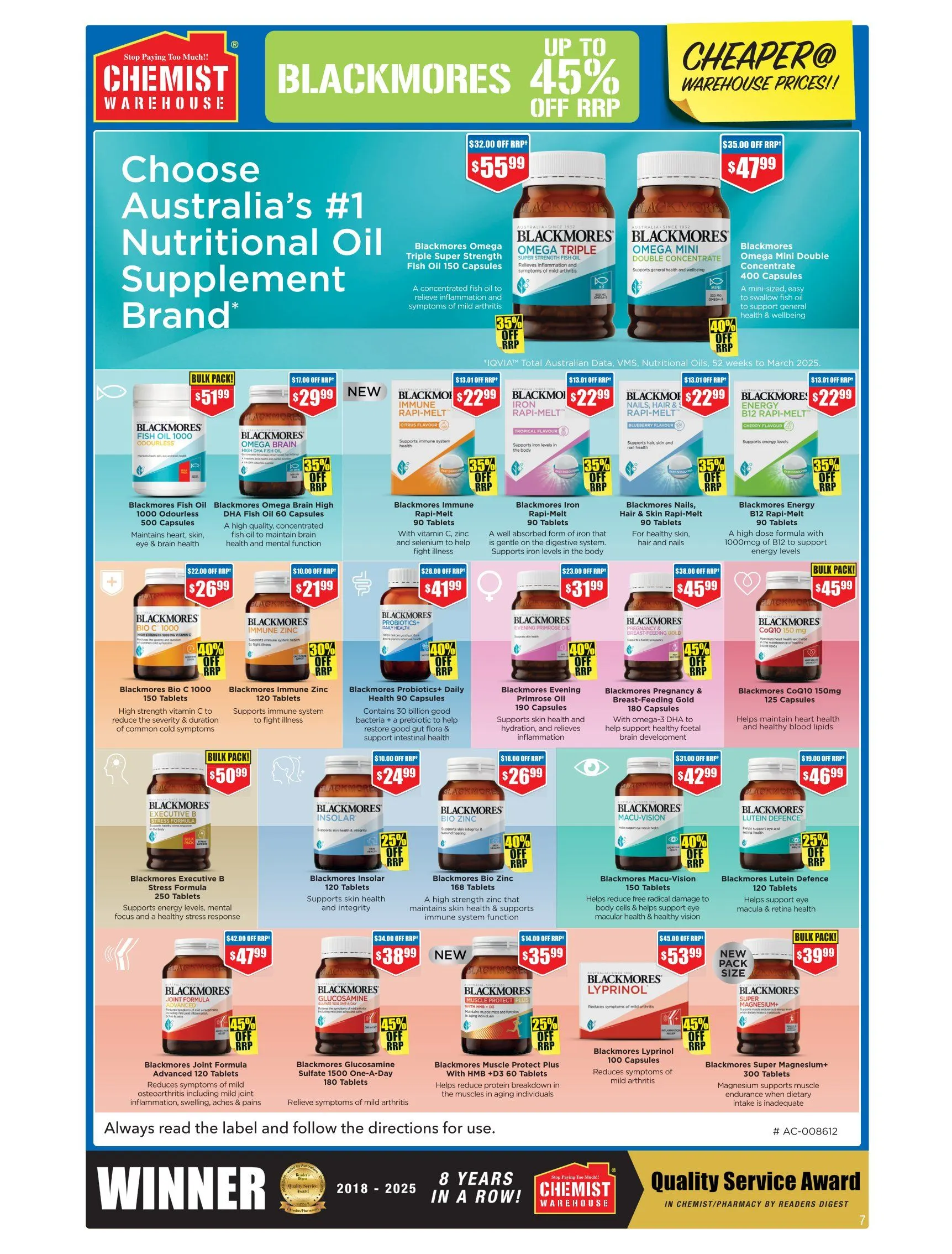 Chemist Warehouse Catalogues - Catalogue valid from 21 August to 7 September 2025 - page 7