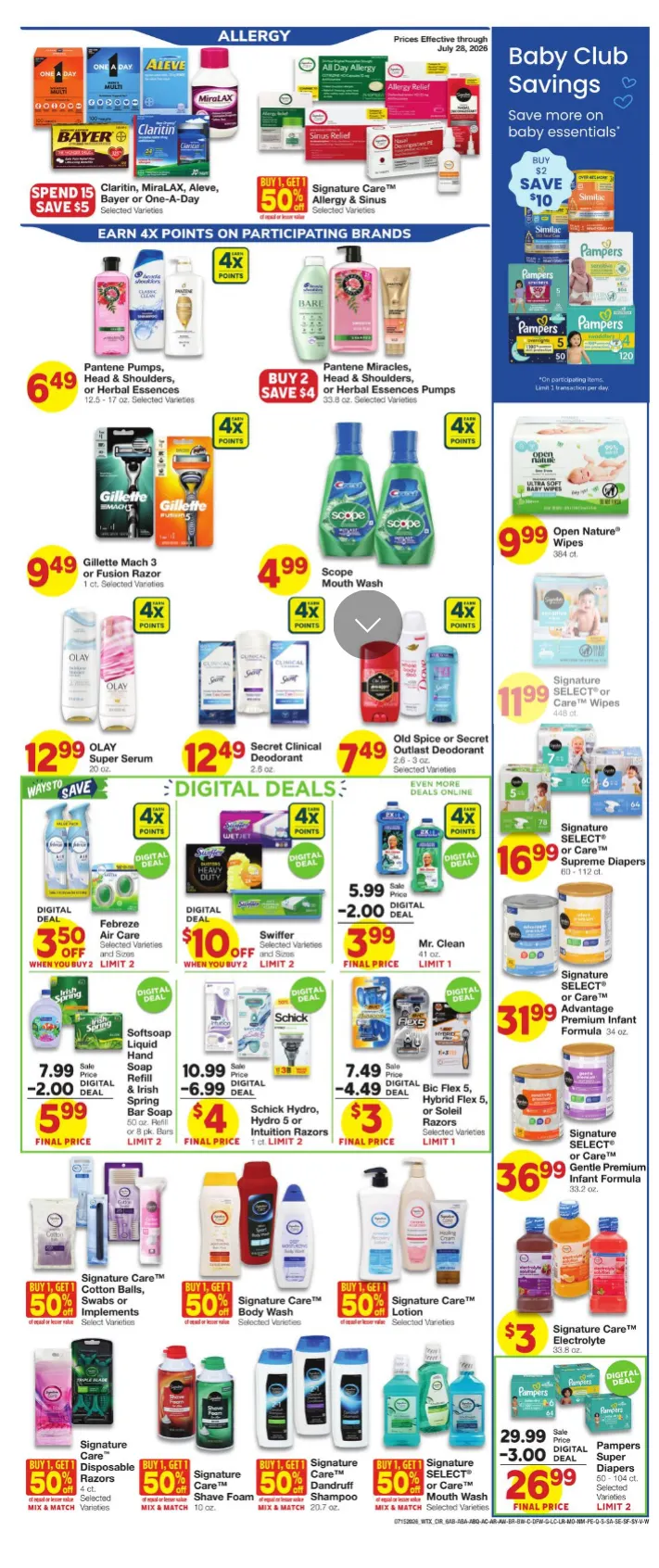 Weekly promotion United Supermarkets Sales spanning from July 15 to July 21 2026 - Page 7 for Catalogue 365