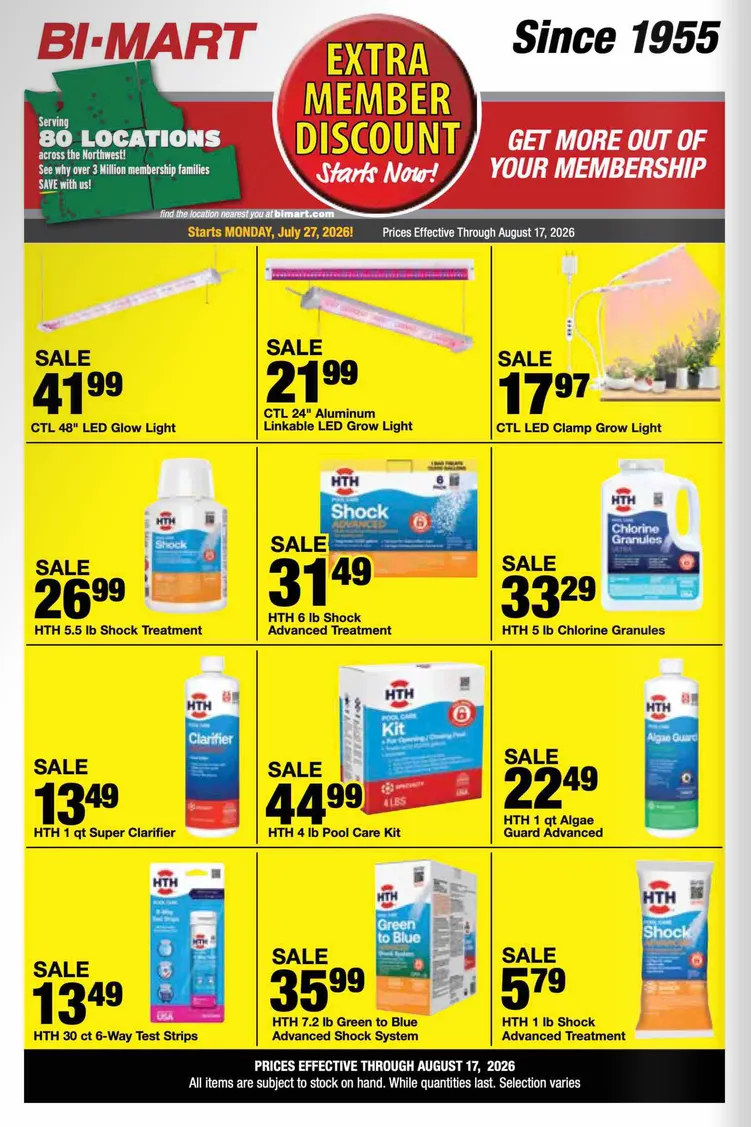 Weekly promotion BI-MART Sales spanning from July 27 to August 17 2026 - Page 7 for Catalogue 365