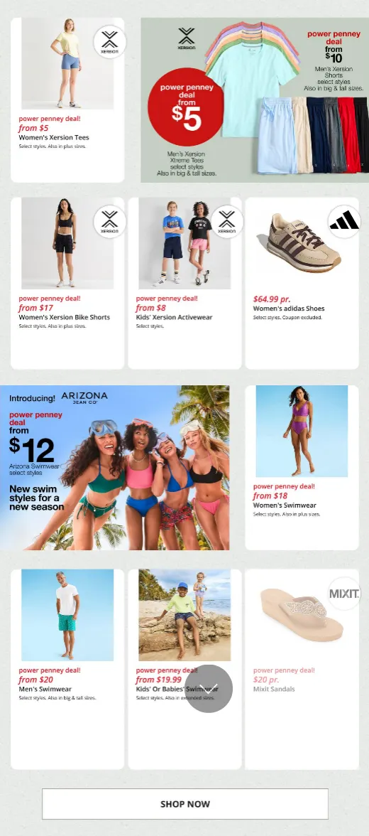 Weekly promotion JCPENNEY Sales spanning from April 27 to May 3 2026 - Page 7 for Catalogue 365