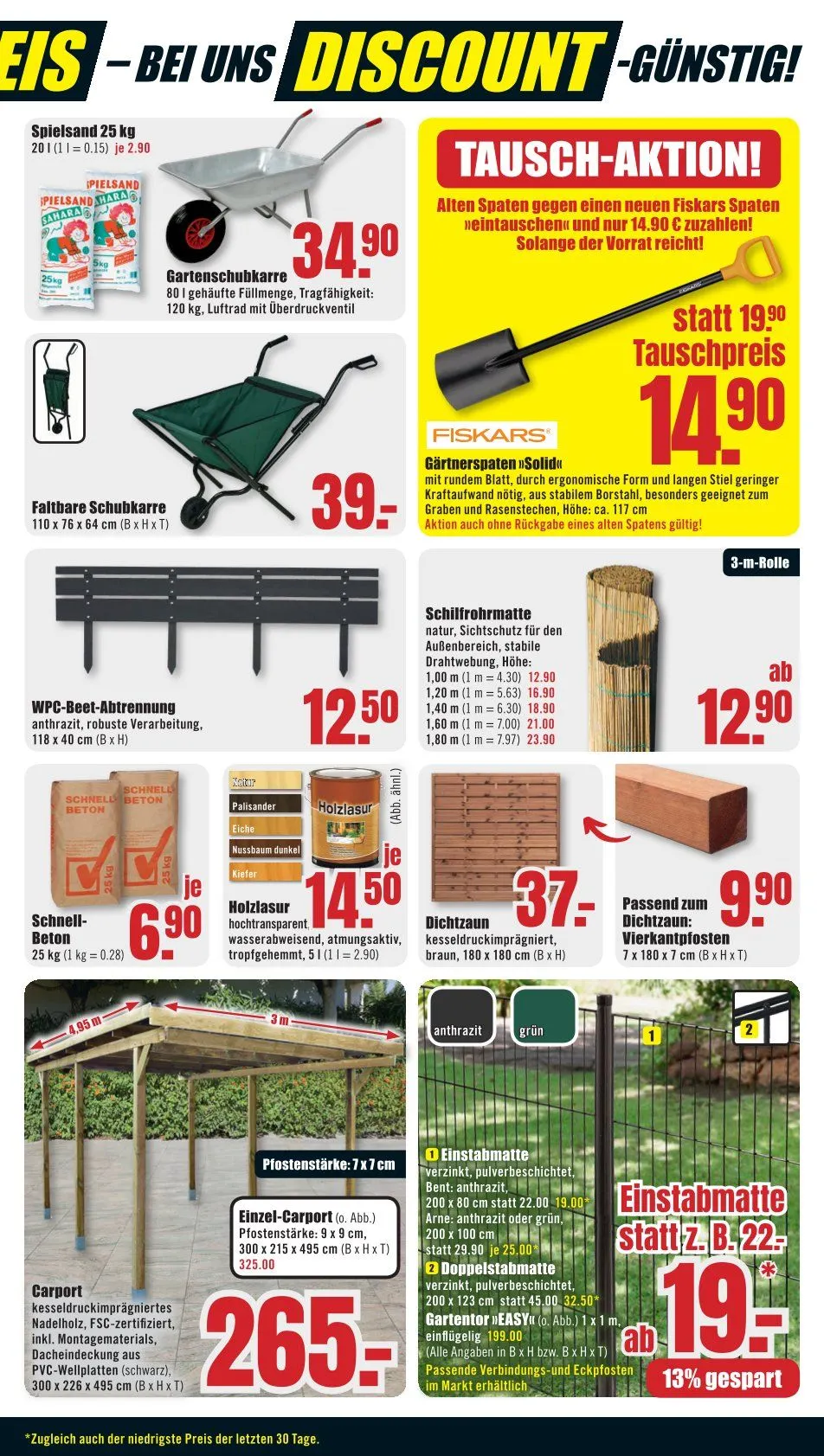 B1 Discount Baumarkt Angebote von 4. April bis 11. April 2025 - Prospekt seite 7