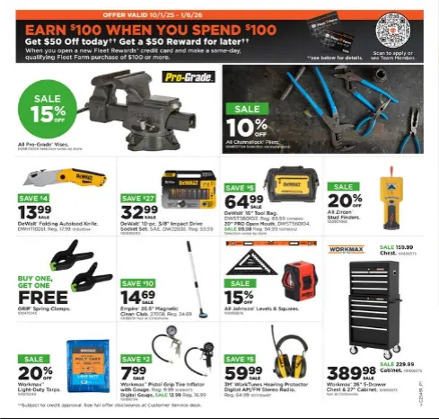 Weekly promotion Fleet Farm Sales spanning from December 4 to December 10 2025 - Page 7 for Catalogue 365