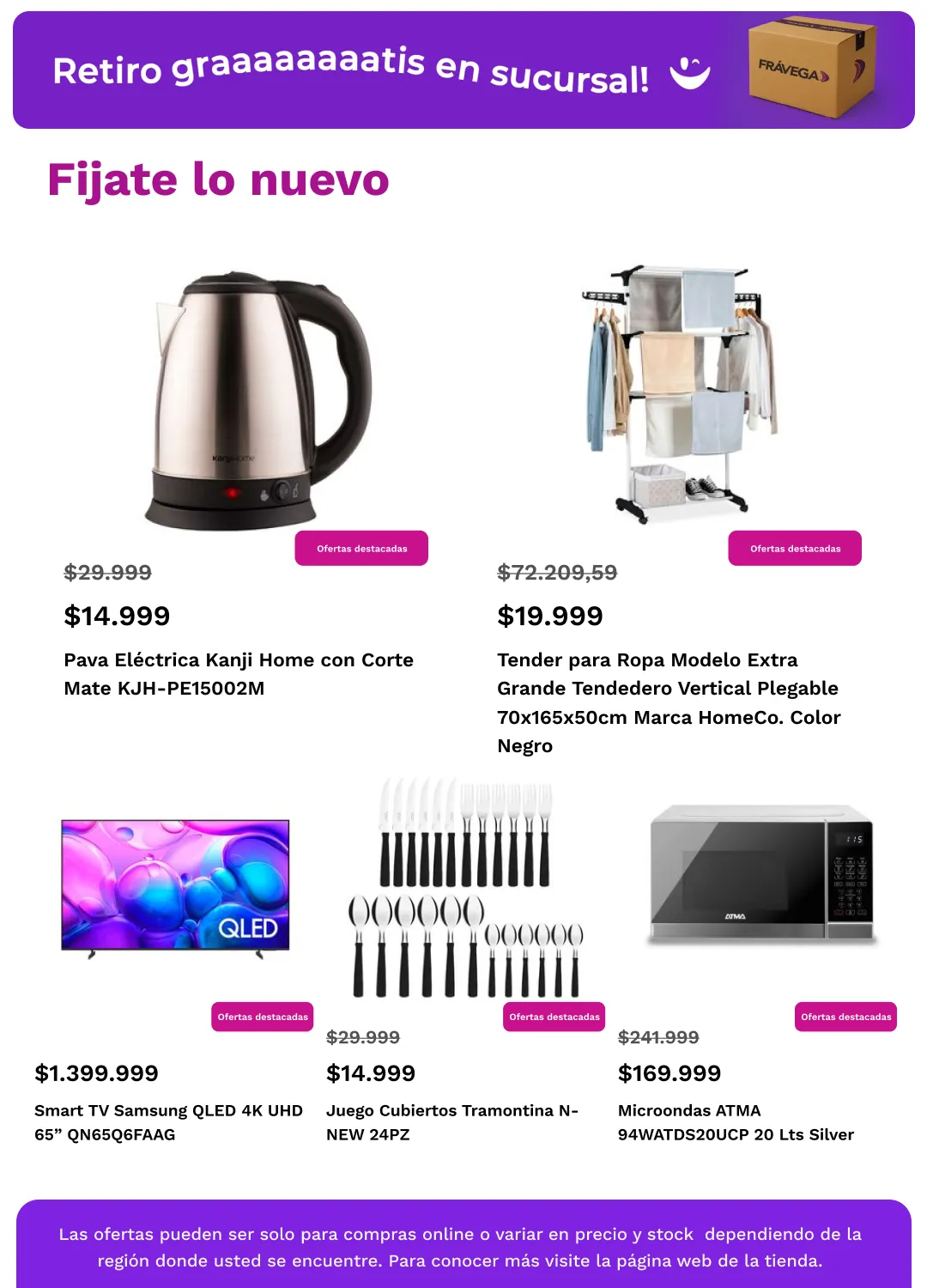 Ofertas de  Frávega Ofertas 18 de mayo al 1 de junio 2026 - Página 7 del catálogo