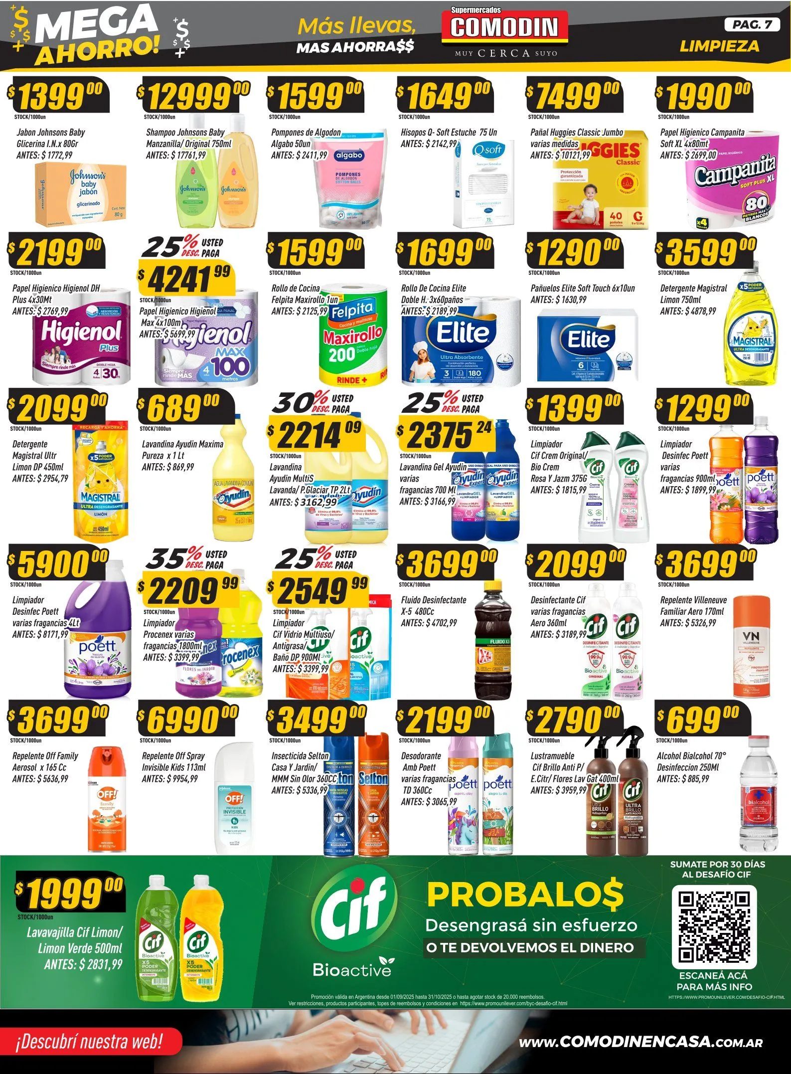 Ofertas de Ofertas Supermercados Comodín 3 de octubre al 10 de octubre 2025 - Página 7 del catálogo