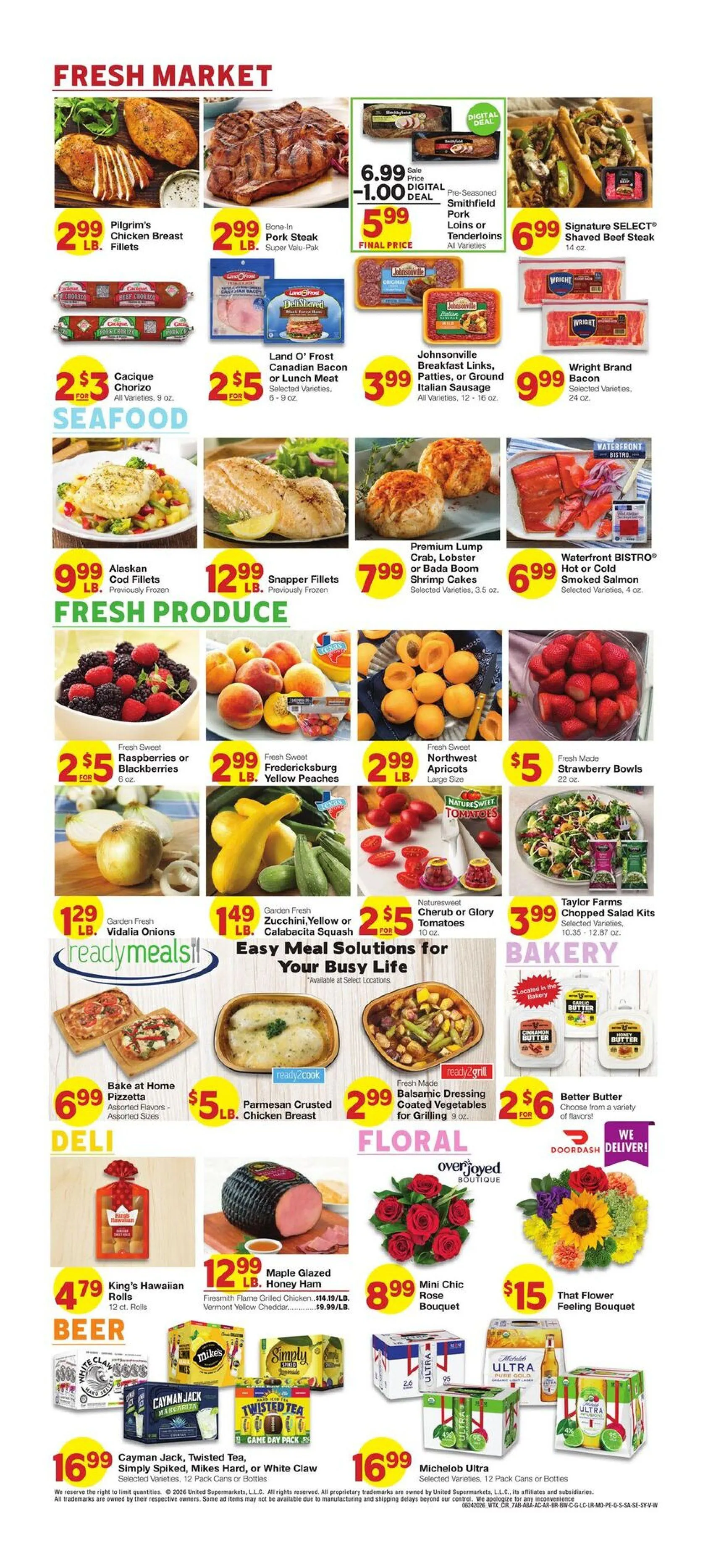 Weekly ad  United Supermarkets Sales from June 24 to June 30 2026 - Page 7