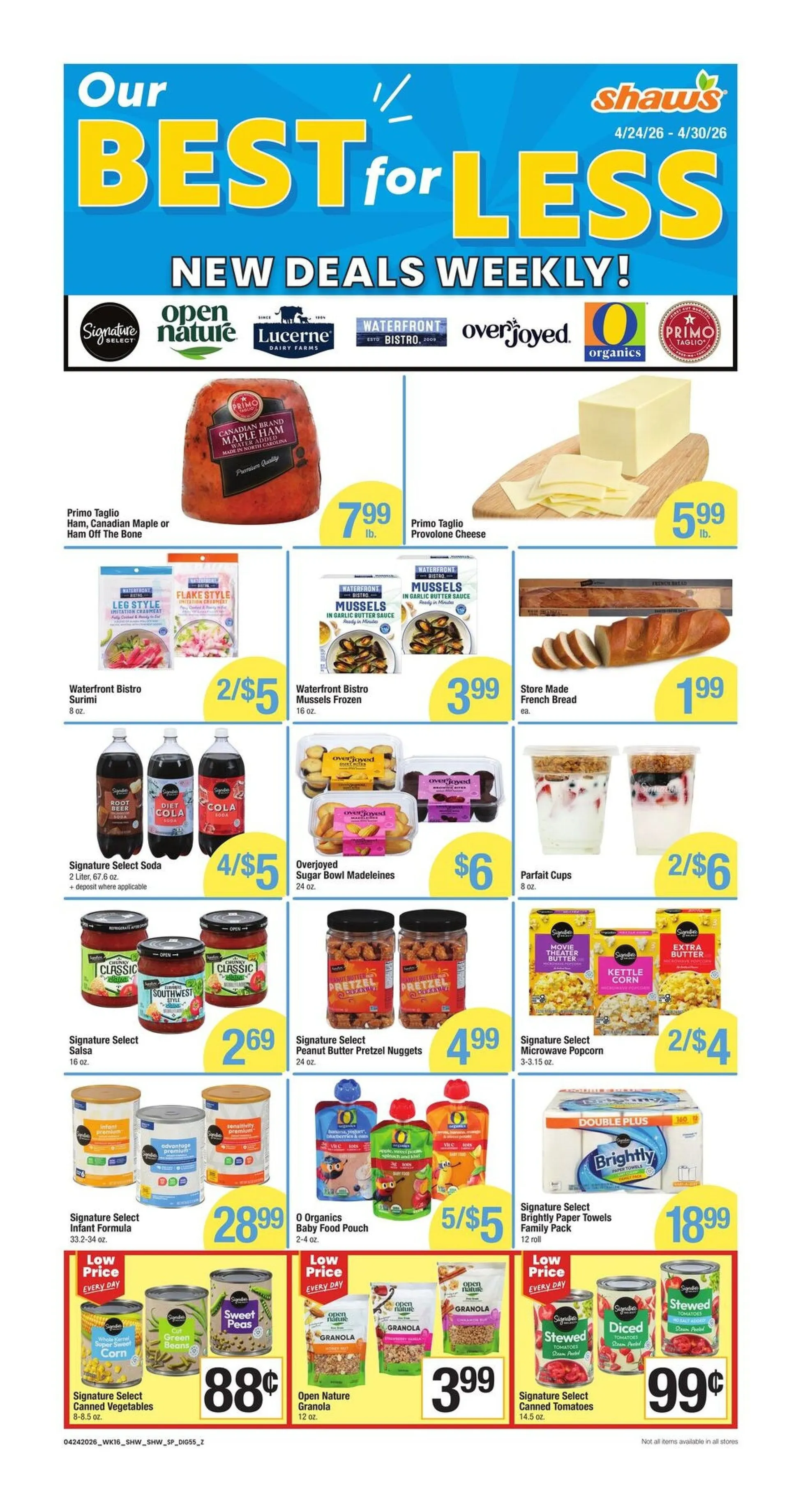 Weekly promotion Shaw's Sales spanning from April 24 to April 30 2026 - Page 7 for Catalogue 365