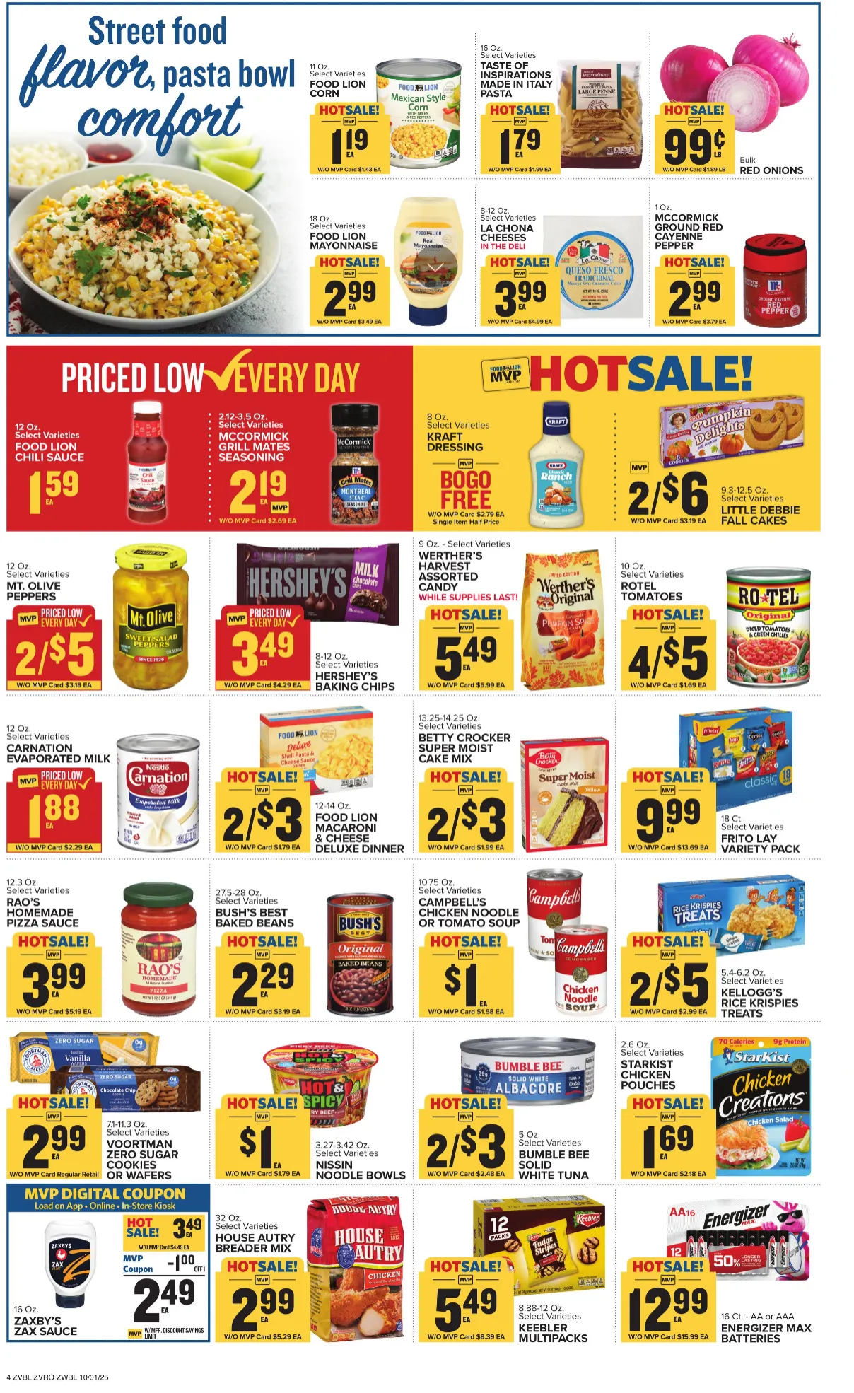 Weekly promotion Food Lion Sales spanning from October 1 to October 7 2025 - Page 7 for Catalogue 365